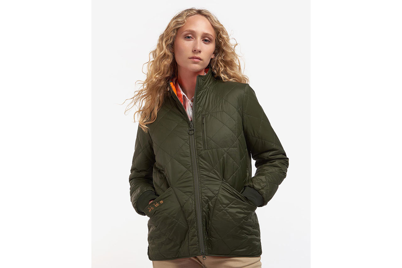 Barbour x Brompton Women's Reversible Quilt Jacket | Brompton 