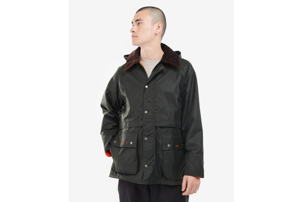 Barbour x Brompton Men's Bromdale Wax Jacket | Brompton Bikes