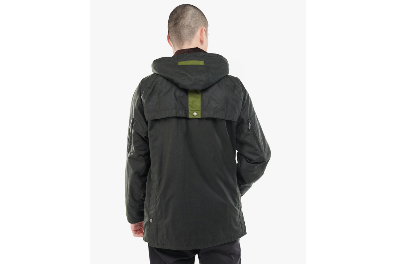 Barbour x Brompton Mens Bromdale Wax Jacket Sage | Brompton