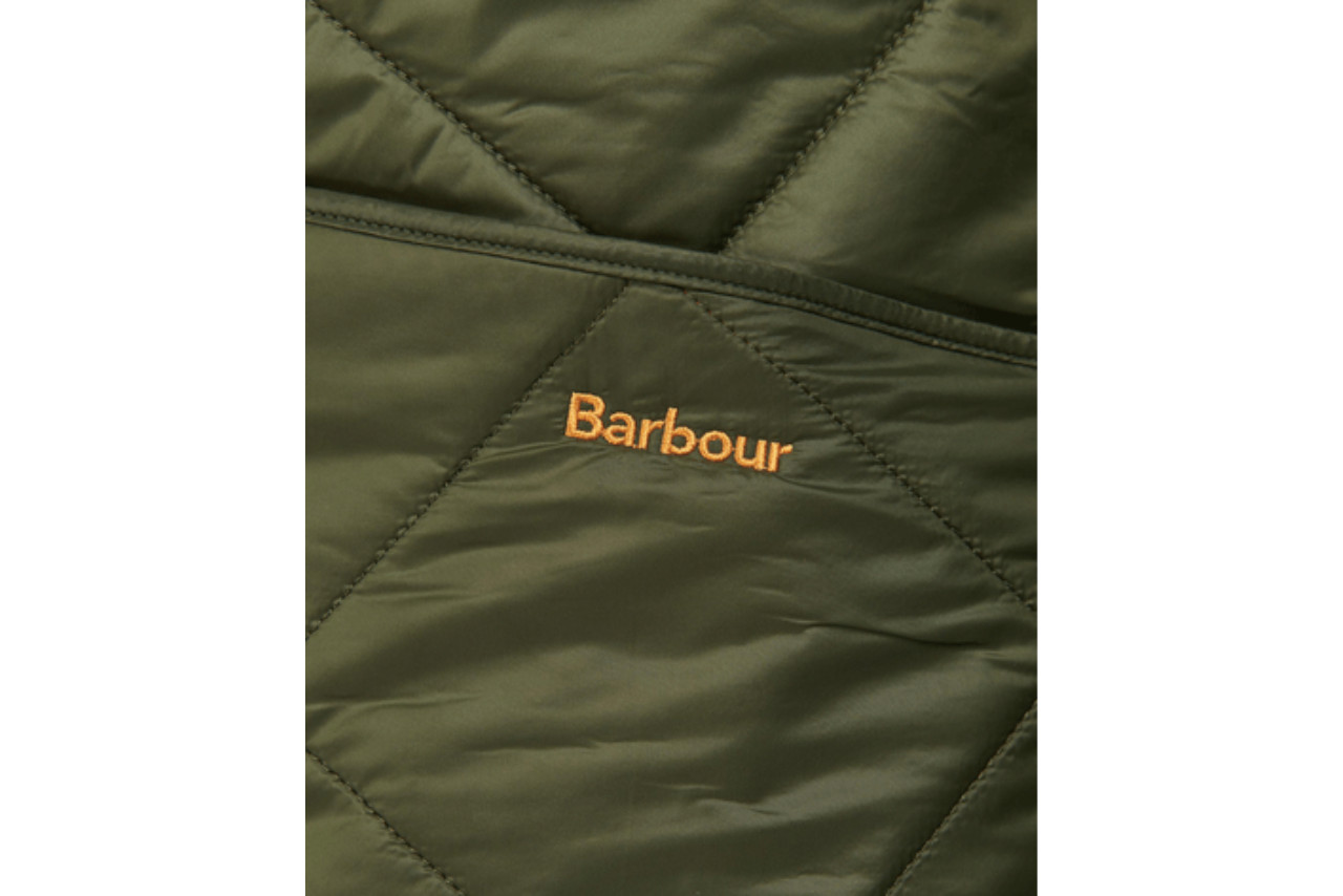 Barbour x Brompton omkeerbaar gewatteerd herenjack
