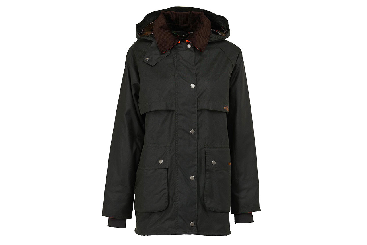 Barbour x Brompton Womens Bromdale Wax Jacket | Brompton Bicycle USA