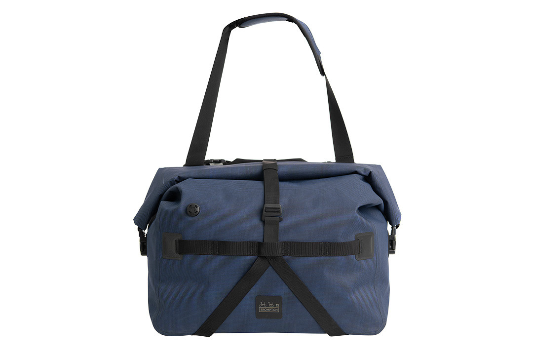 Borough Waterproof Bag Large in Navy | Brompton Bicycle USA