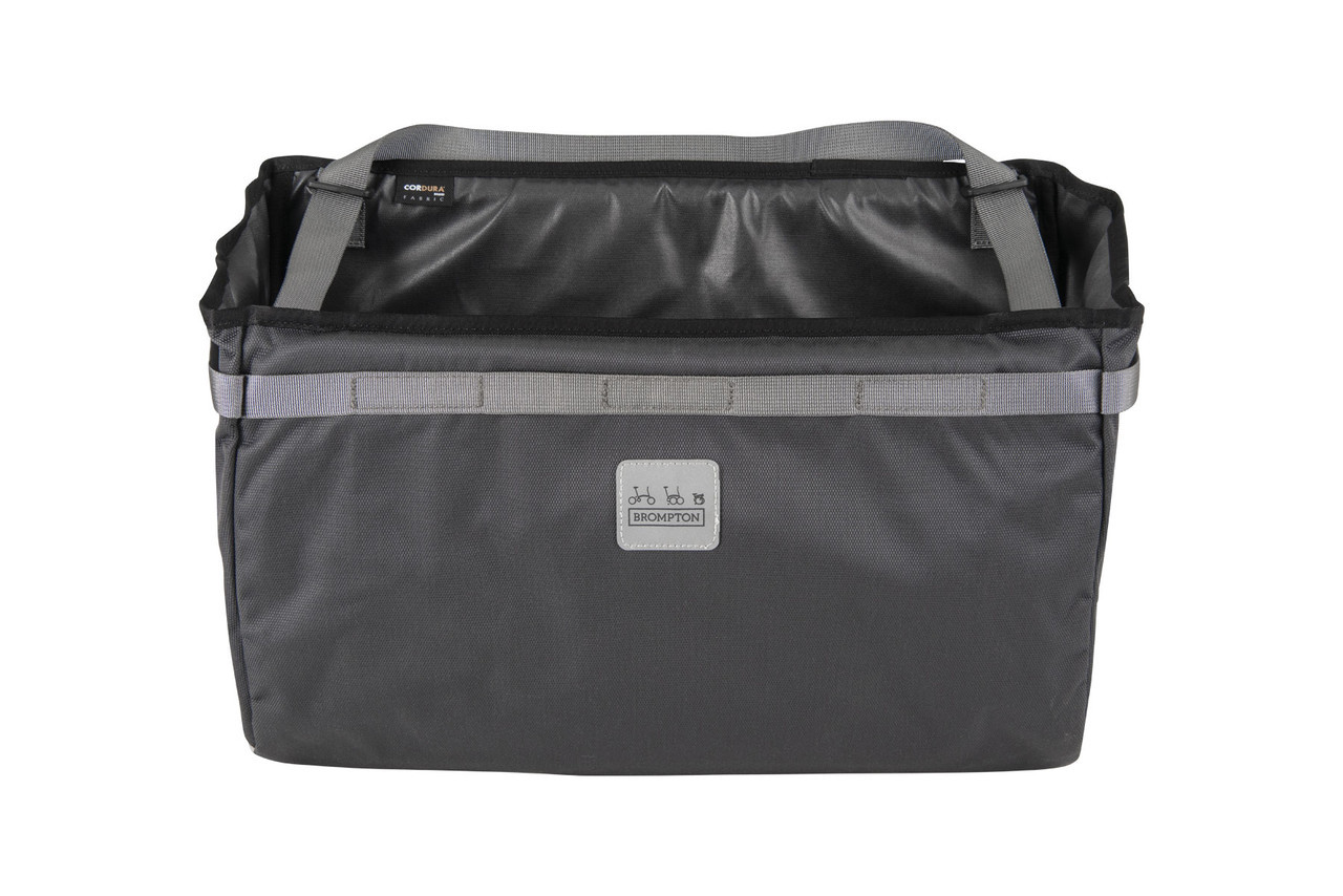 ブロンプトン ボローグバスケットバッグ WITH フレーム ダークグレー 23L Borough Basket Bag Large | Brompton Bicycle USA