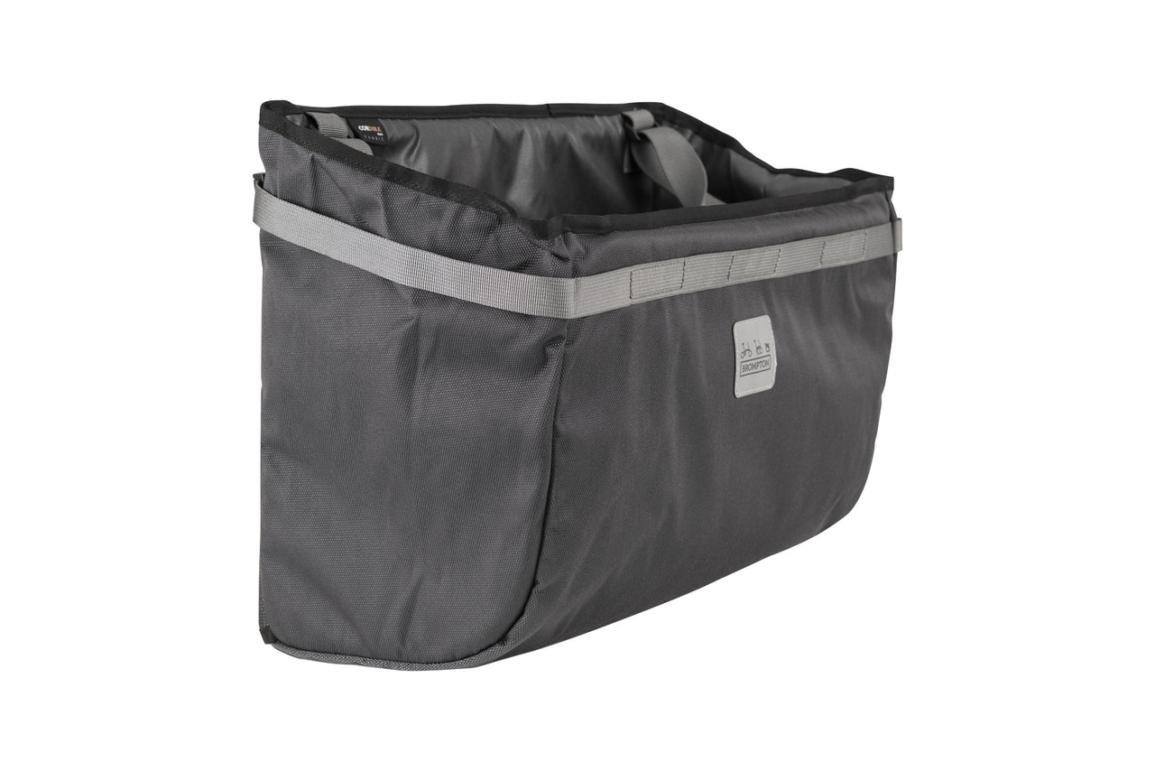 Brompton Borough Basket Bag Large in Dark Gray