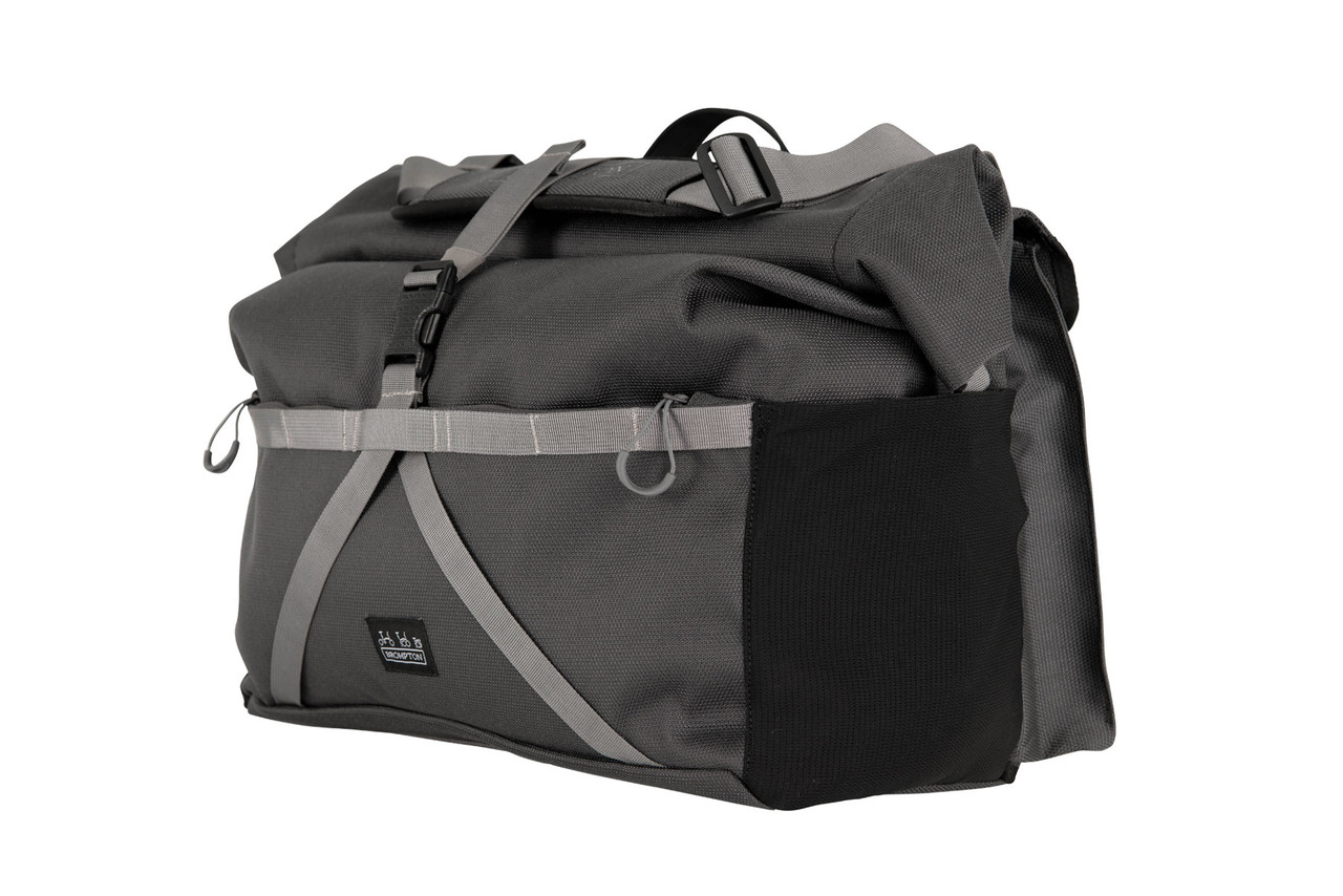 Brompton Borough Roll Top Bag Large in Dark Gray