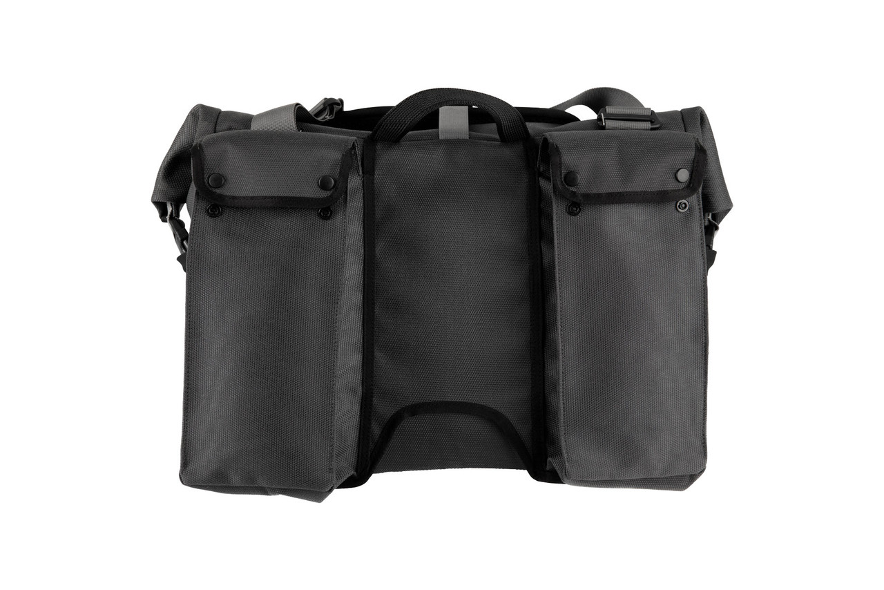 Brompton Borough Roll Top Bag Large in Dark Gray