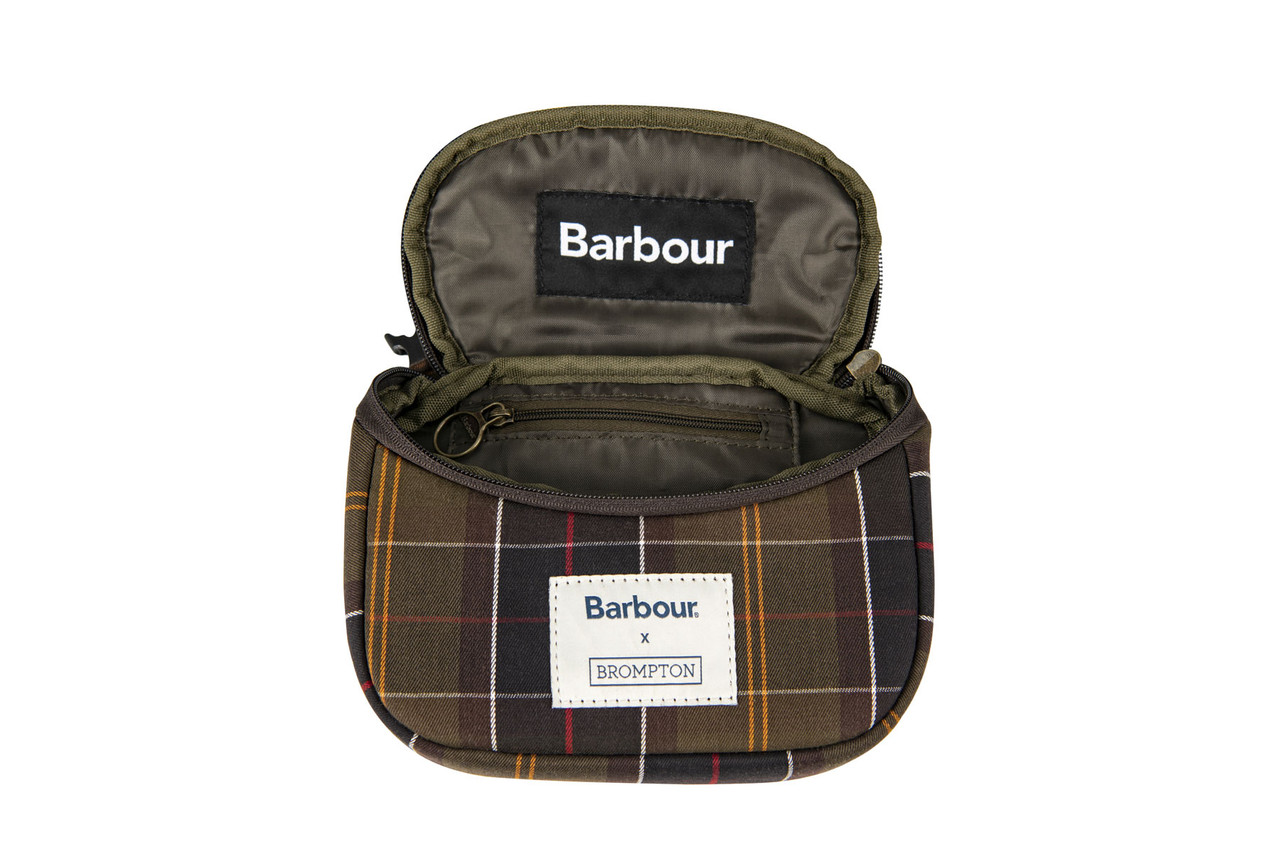 Barbour x Brompton Zip Pouch | Brompton Bicycle USA