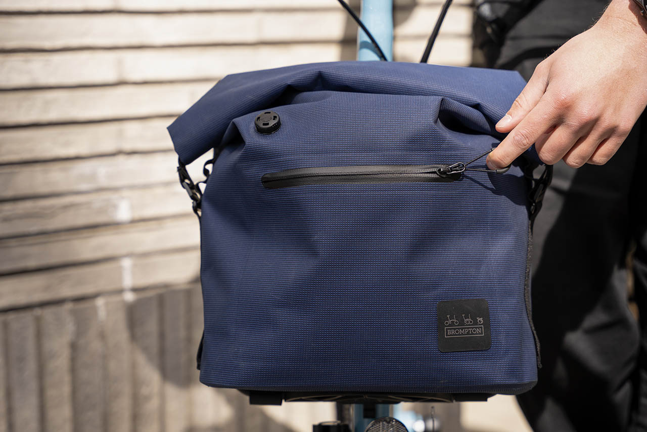 Brompton Borough Waterproof Bag Small in Navy