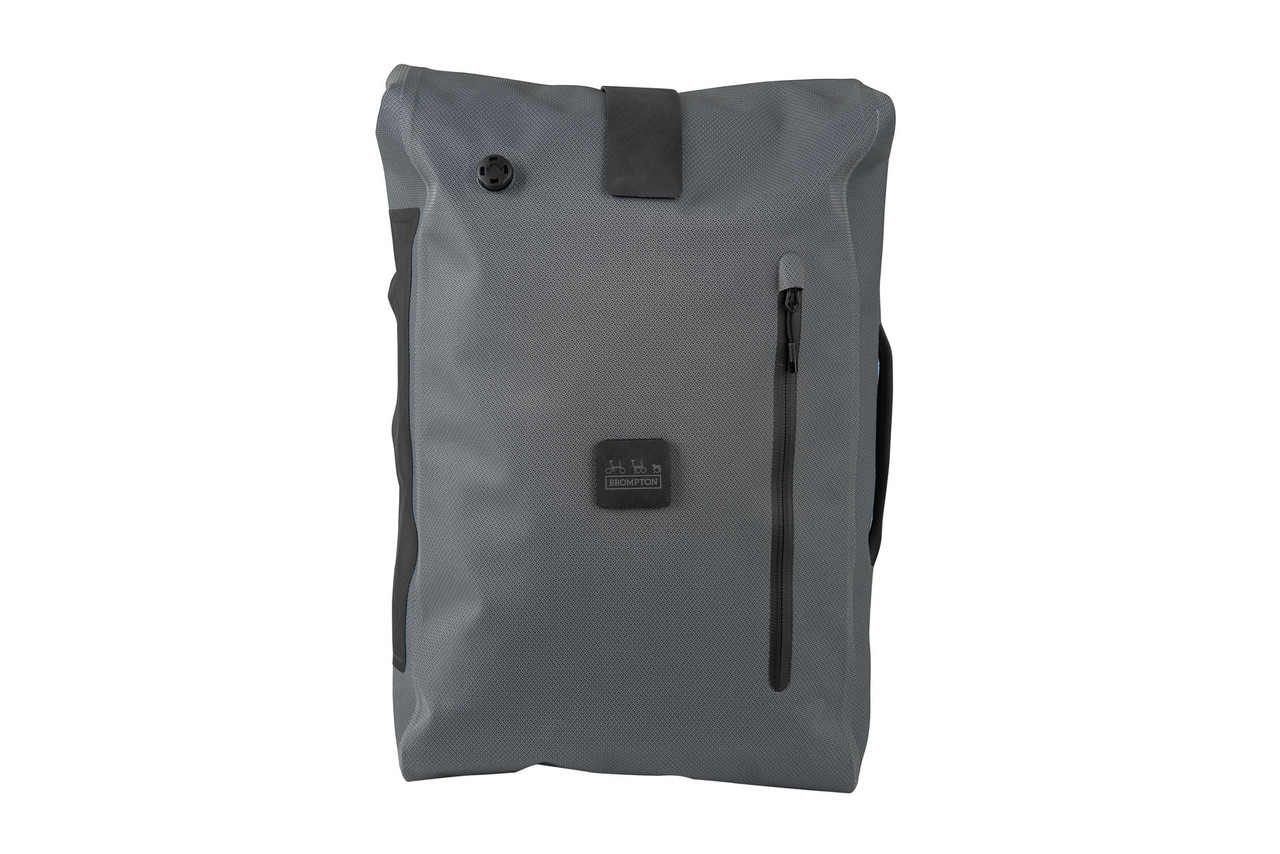 ブロンプトン Waterproof Backpack & Pouch Borough Waterproof Backpack Graphite | Brompton Bicycle USA