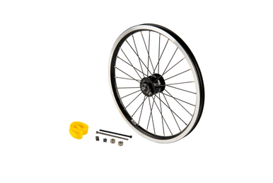 Brompton Front Wheel with Hub Dynamo - Black | Brompton Bikes