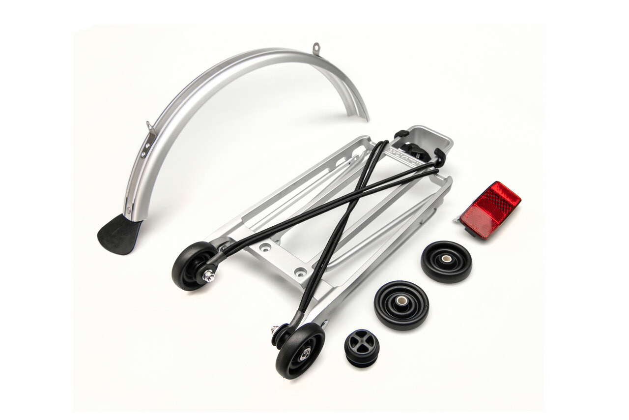 Complete Rear Rack Kit - Silver | Brompton Bicycle USA