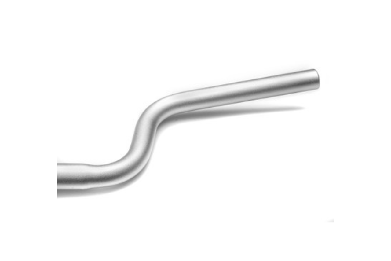 Mid/High Handlebar in Silver Brompton Bicycle UK