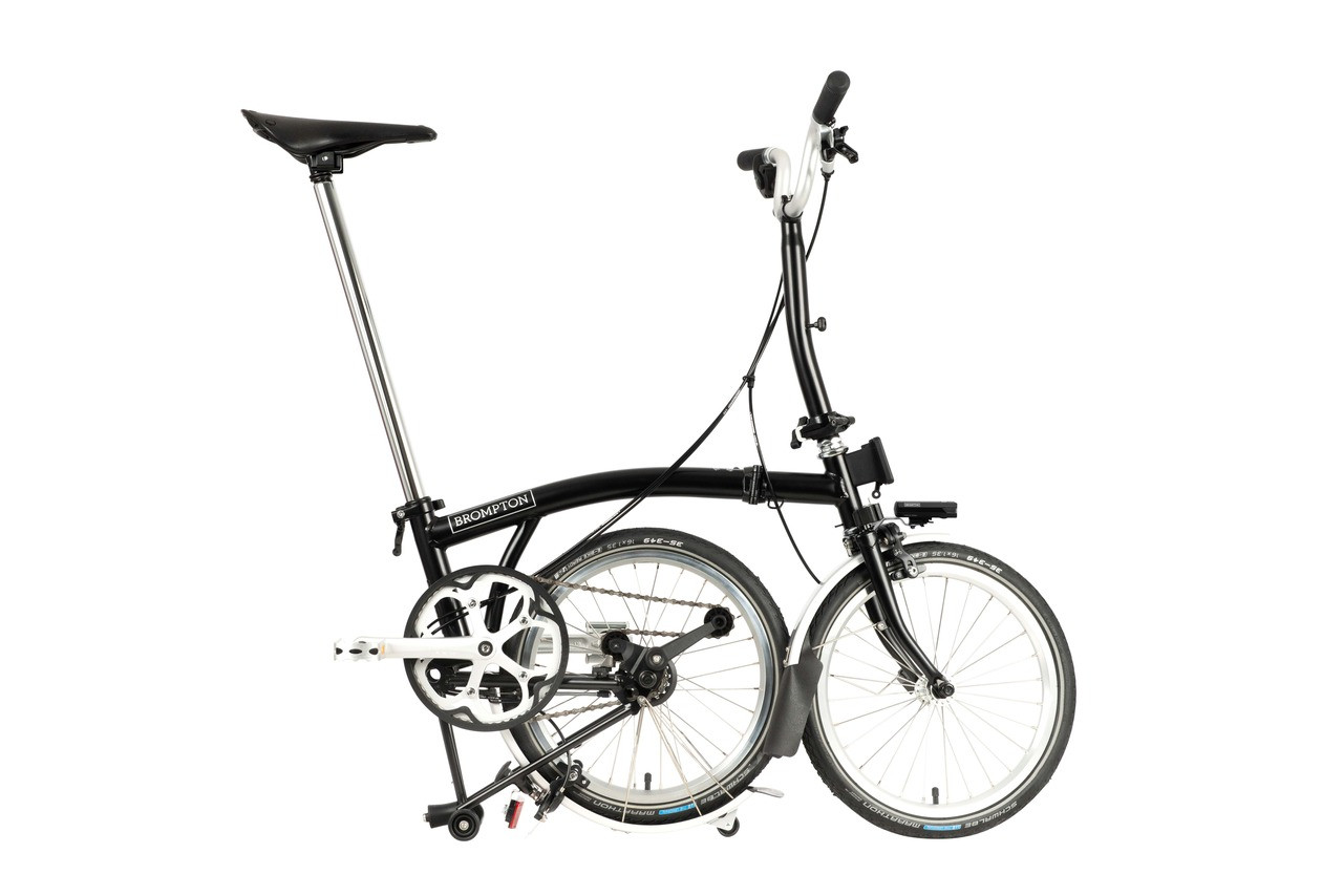 C Line Urban with Battery Lighting - Silver - 2 Speed | Brompton 