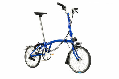 C Line Explore with Battery Lighting - Silver - 6 Speed | Brompton USA