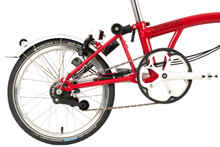 C Line Utility House Red - back wheel