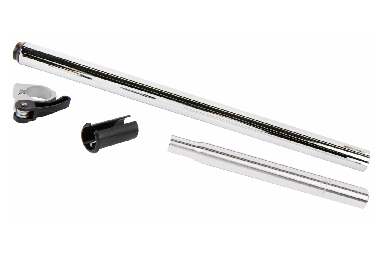 Telescopic Seatpost Snap-Fit in Silver | Brompton USA
