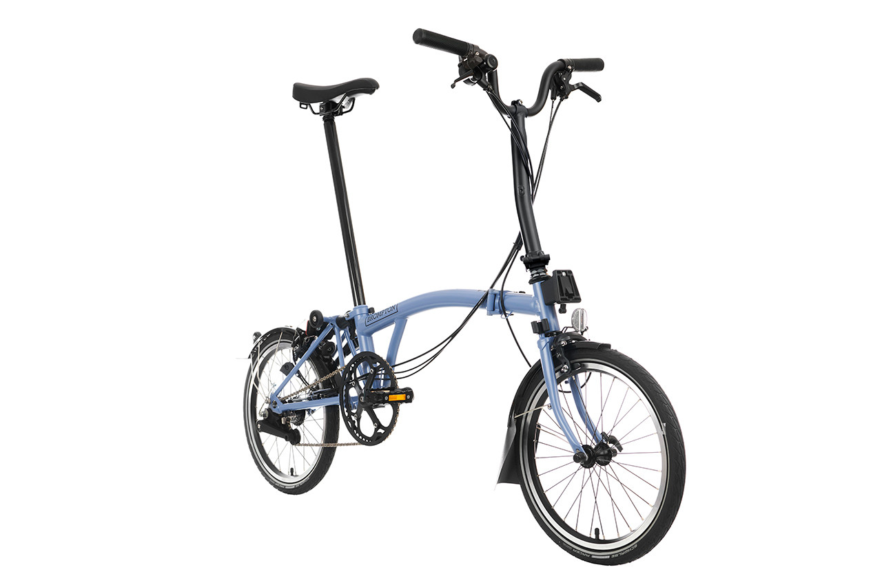 Brompton P Line Urban Storm Grey Metallic (Mid Handlebar), Singapore