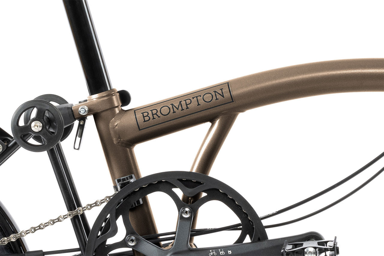 Brompton P Line Urban - Low Handlebar - Titanium Frame Folding Bike –  Curbside Cycle