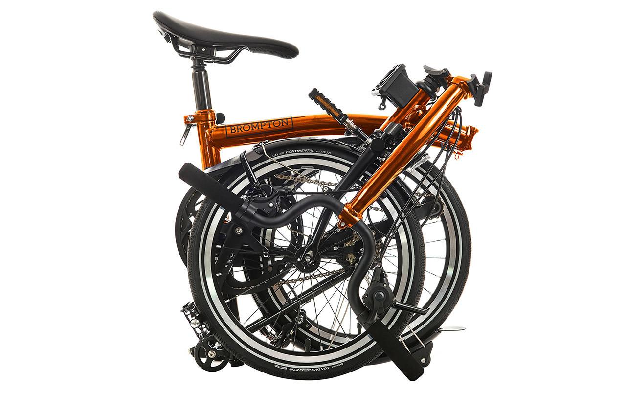 takataka★BROMPTON★P LINE★4速★Eバージョン走行少 Brompton P Line Explore Bolt Blue - 4 speed with Mid