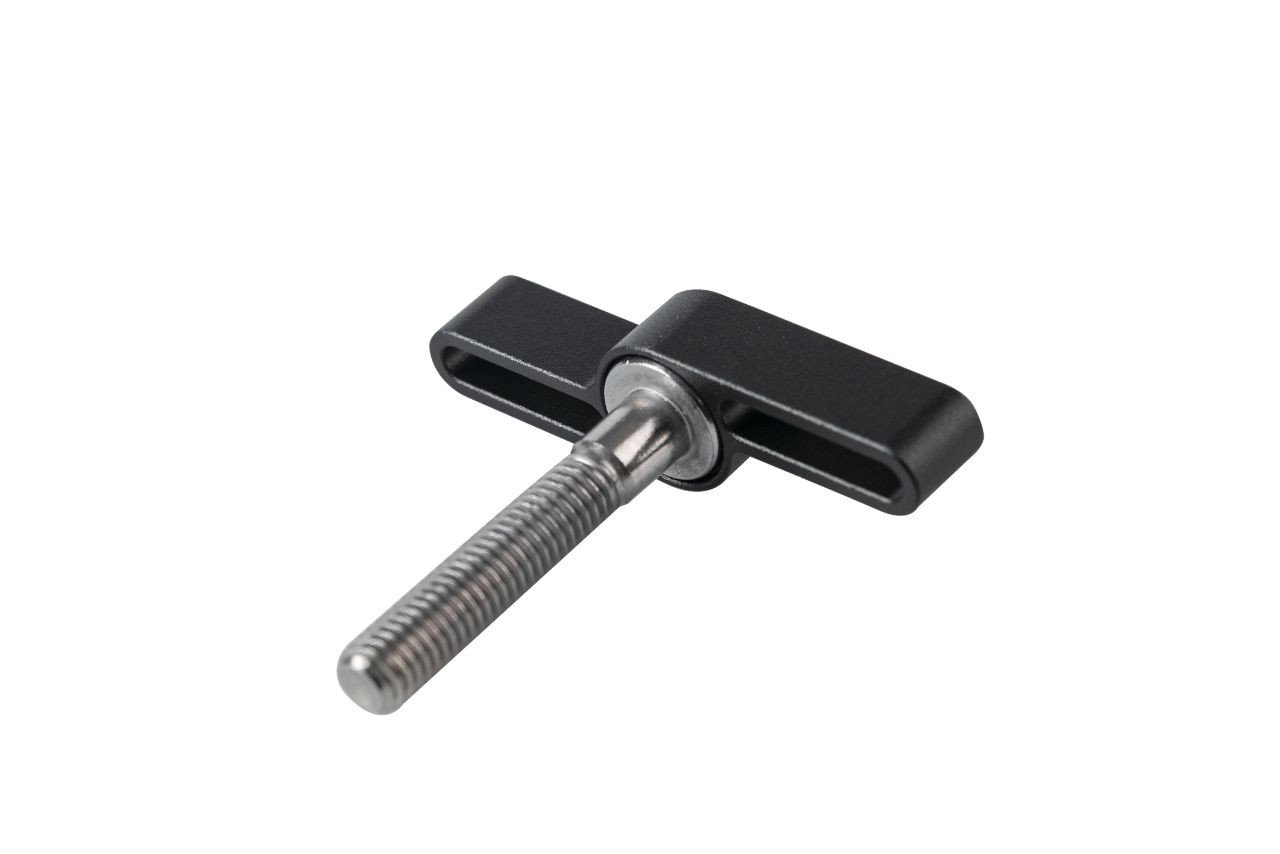 Hinge Clamp Lever Assembly - Black Aluminium