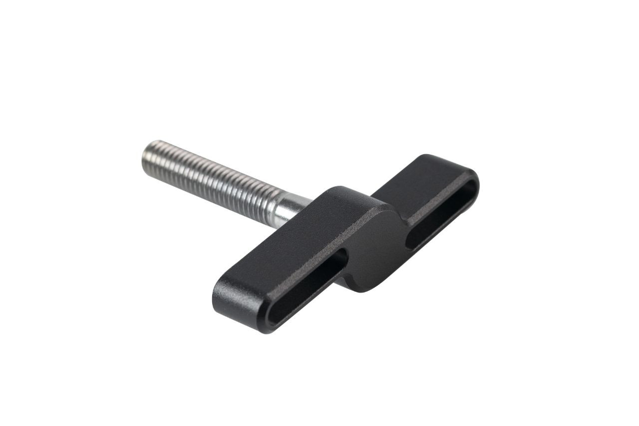 Hinge Clamp Lever Assembly - Black Aluminium