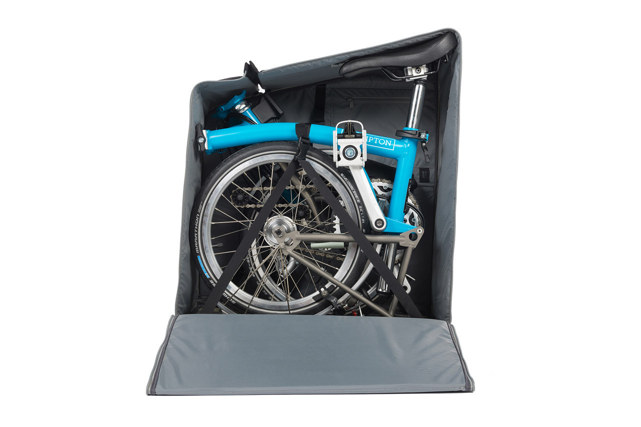 Padded Folding Bike Transit Travel Bag | Brompton Bicycle UK