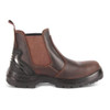 Dealer Safety Boot With Steel Toe Cap and Midsole Brown Beeswift