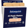 Cederroth Salvequick Plaster Refill Box of 6 Wallets of 45 Washproof Plastic Plasters 270 Plasters