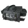  Black Emergency Bag Empty With Shoulder Strap and Internal Dividers 