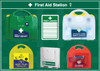 FAK2101 First Aid Station Complete with First Aid Eyewash Burns and Body Fluid Kit Medium