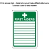 FAK2025 First Aid Station 1 to 100 People BS8599 with Health Safety Law Poster  Zafety Supplies FAK2025