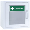 FAQ7100P Bleed Kit Cabinet Indoor Unlocked with Alarm White  Zafety Supplies 