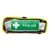 FAK9010P Forestry Personal First Aid Kit for Arborists and Chainsaw Operators in Orange Clear Front Pouch  Zafety Supplies 