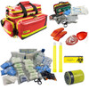 FAK9016 Large Forestry First Aid Kit for Teams of Arborists and Chainsaw Operators in Compact Water Proof PVC Bag Red