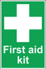 Zafety First Aid Kit Sign Vinyl 20x30cm