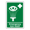 SSN5104R Emergency Eye Wash Sign Rigid 20x30cm  Zafety 