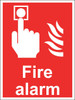 Zafety Fire Alarm Sign Rigid 15x20cm