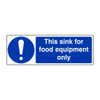 SSN8011S This Sink For Food Equipment Only Vinyl 30x10cm  Zafety 