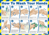 How To Wash Your Hands Guidance Poster A3 Laminated