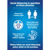 Social Distancing In Operation Poster A2 Size 59 x 42cm