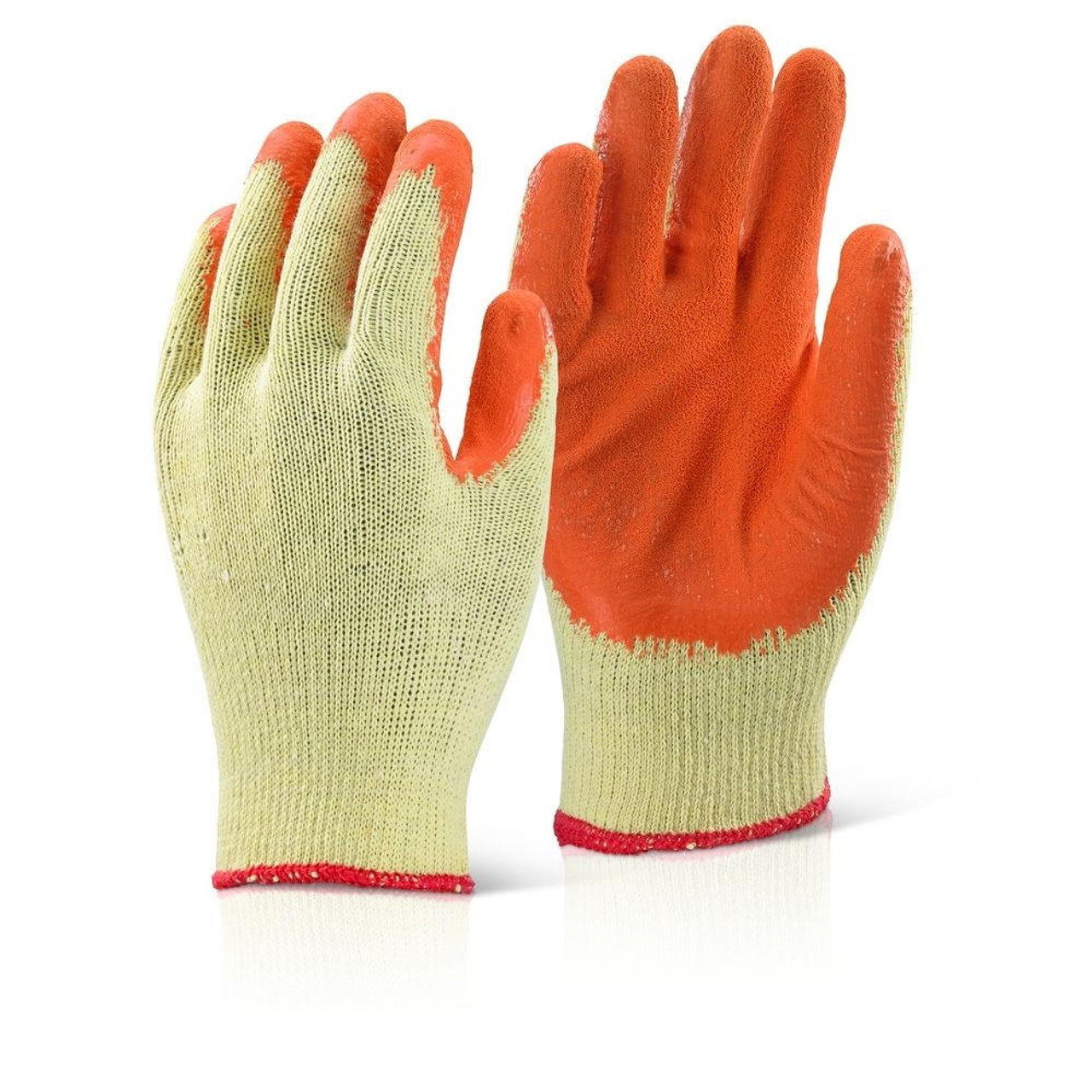 General Purpose Grip Gloves With Latex Palm Orange or Beeswift