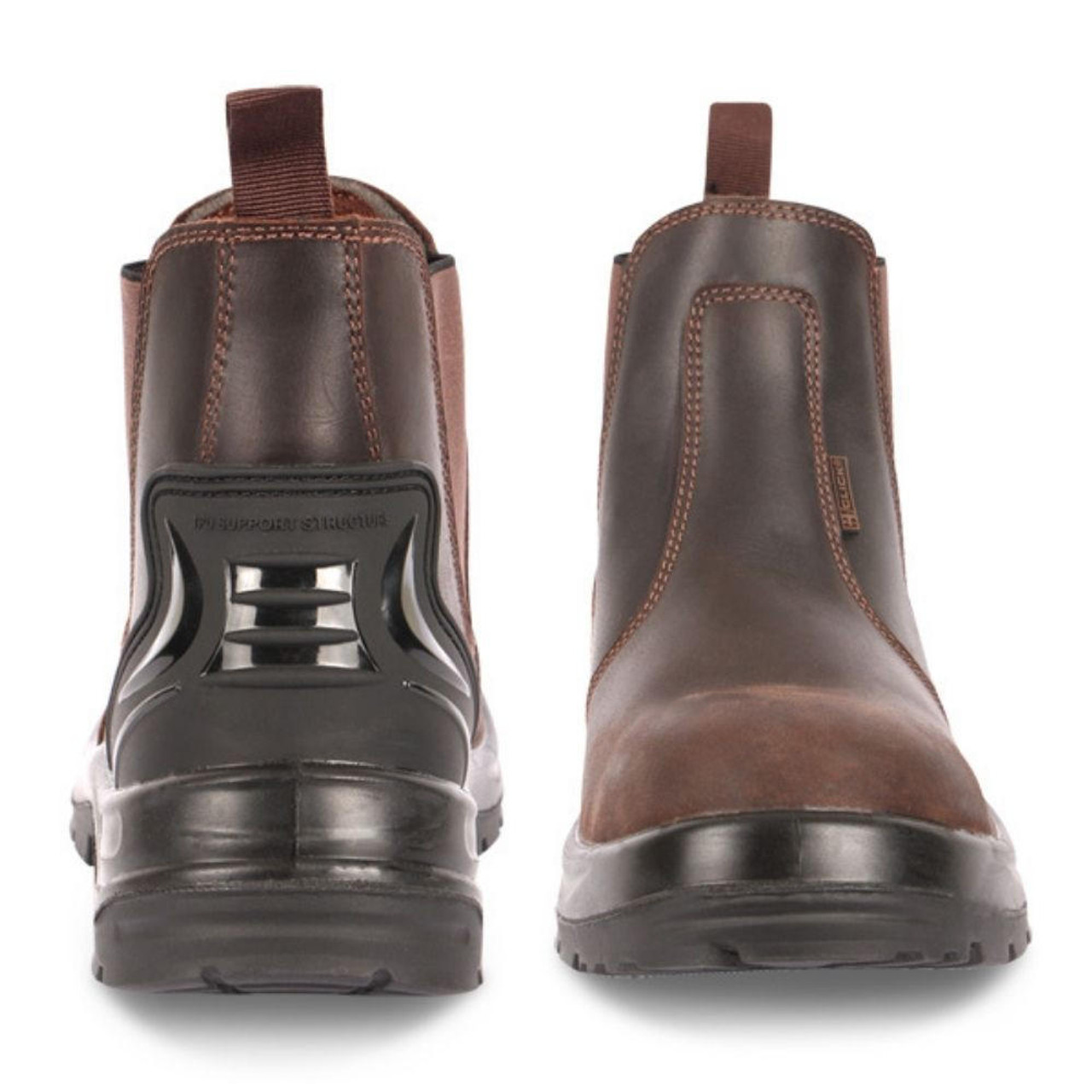 Dealer Safety Boot With Steel Toe Cap and Midsole Brown Beeswift