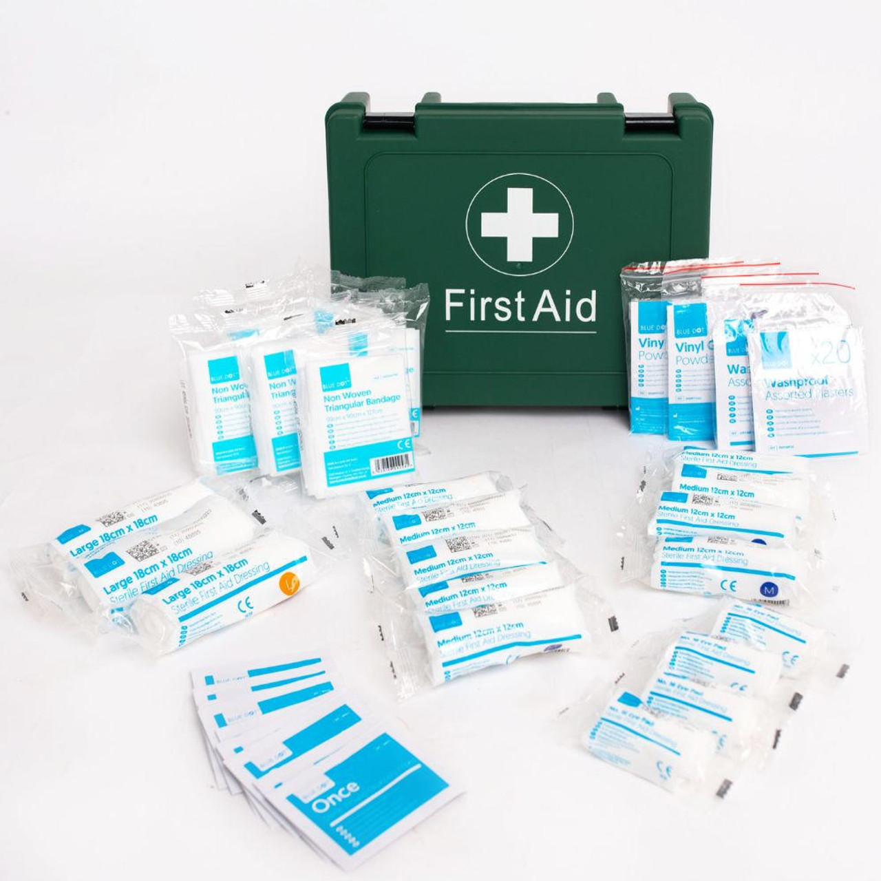 Zafety First Aid Kit Workplace 1 to 20 People HSE Compliant Economy Box