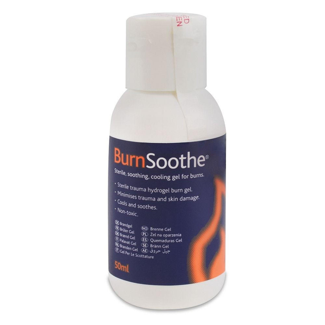 Burnsoothe Burn Gel Bottle 50ml Flip Top