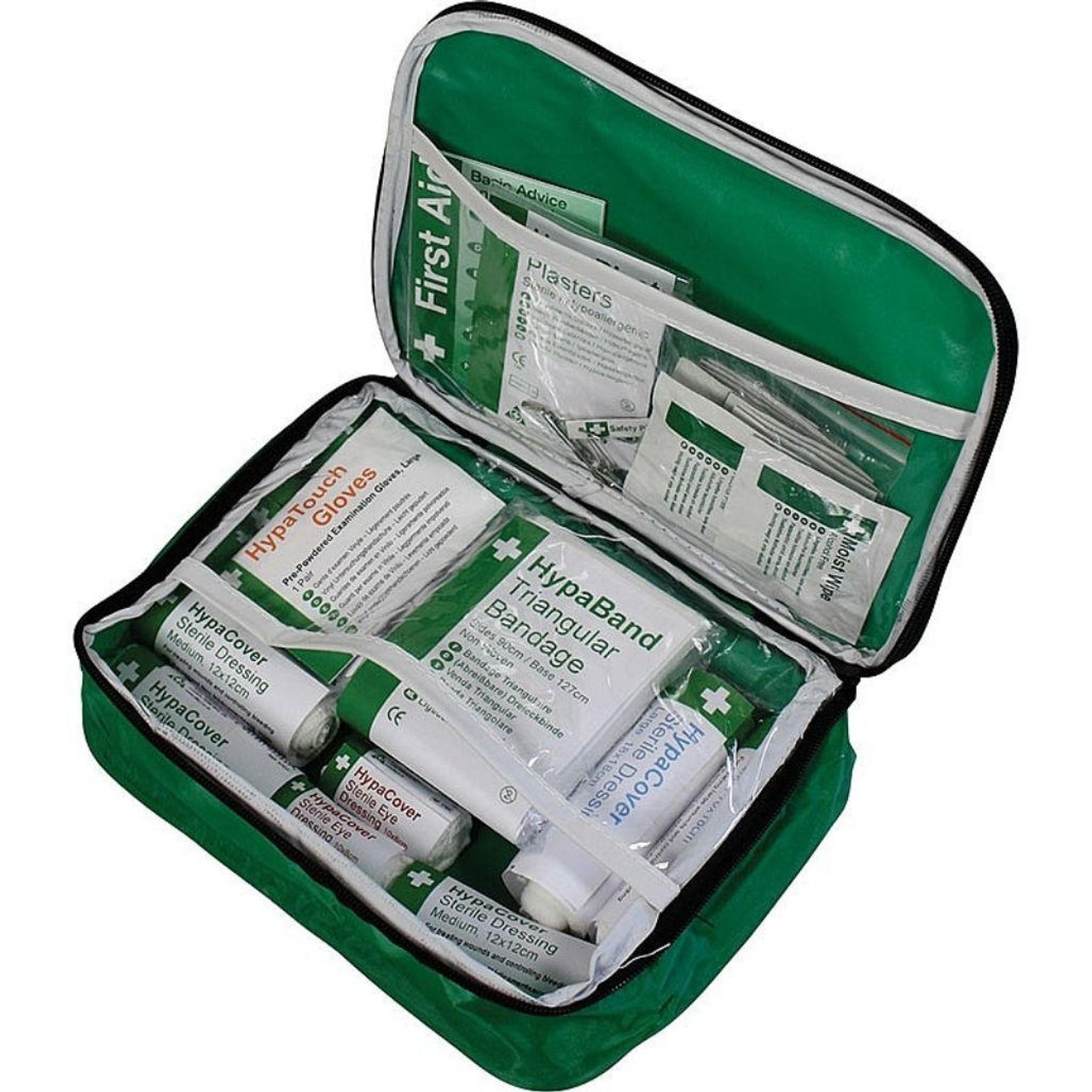 Zafety First Aid Kit Workplace 1 to 10 People HSE Compliant in Nylon Zip Bag