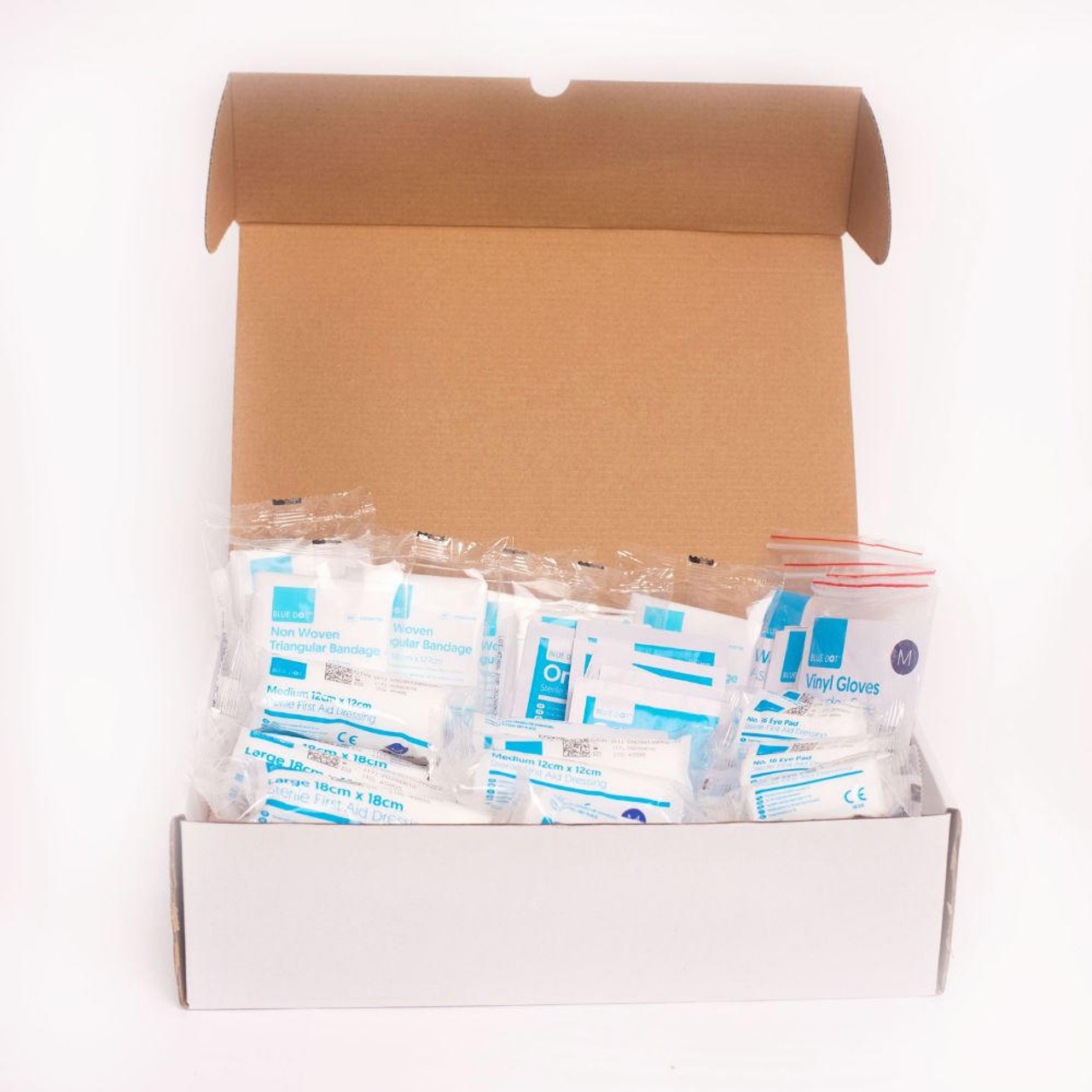 Zafety First Aid Kit Refill Contents for 1 to 20 People HSE kits