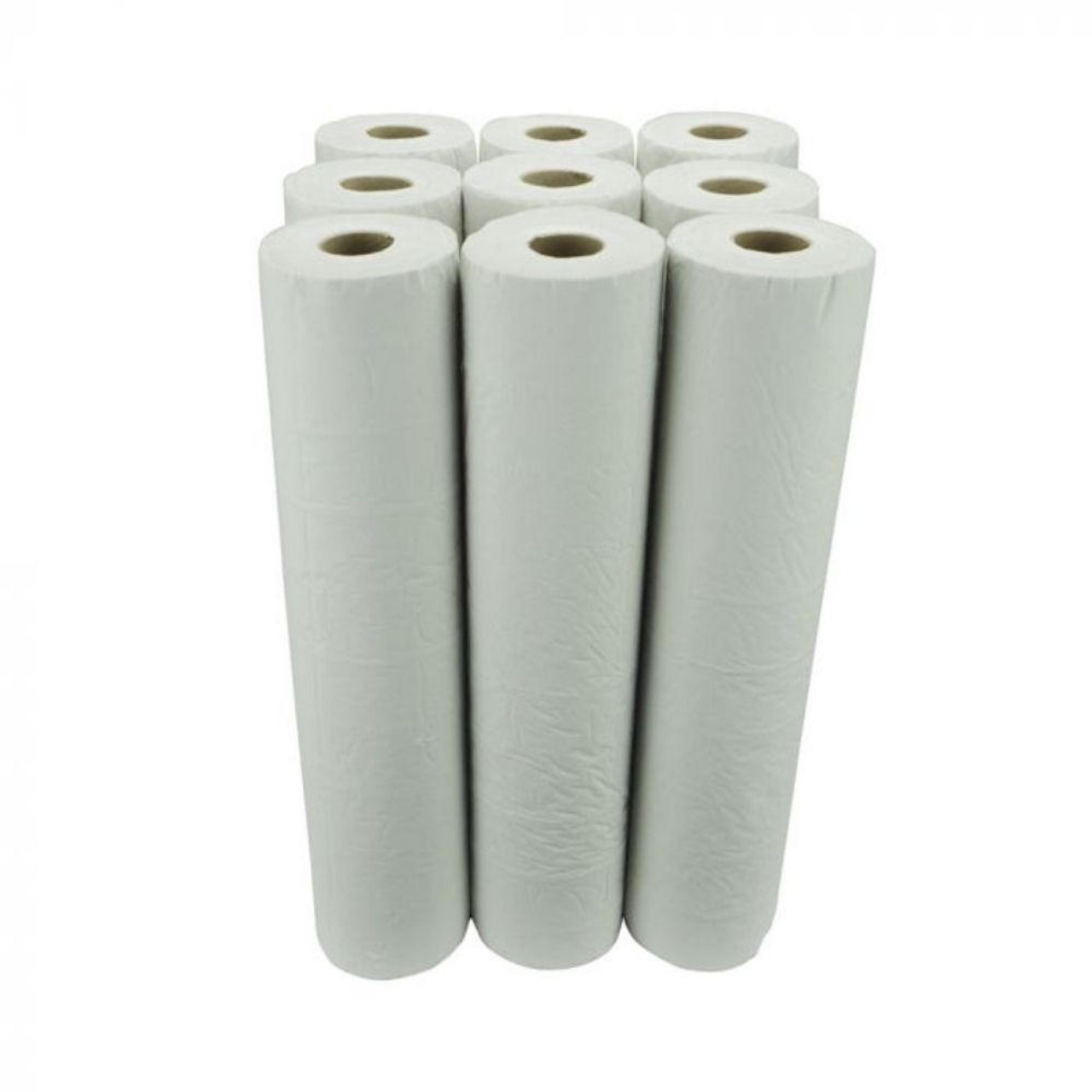 Couch Roll 50cm-20inch White Paper 2 ply Pack of 9 Rolls MPNPP1800