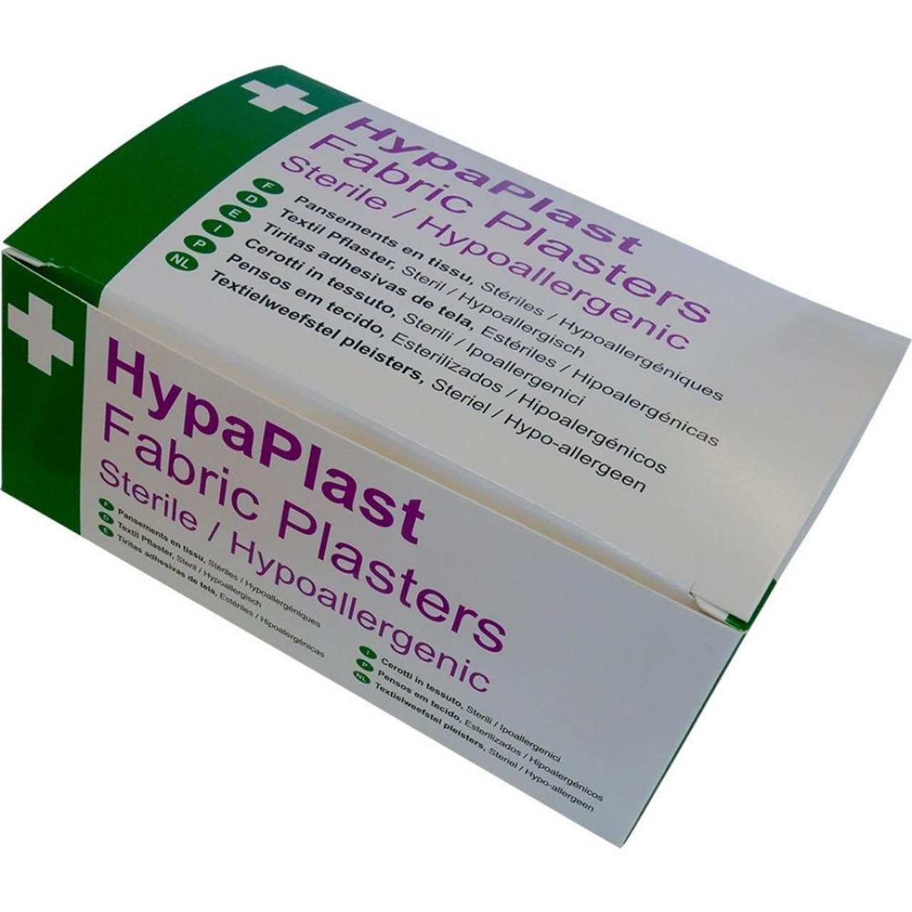 HypaPlast Fabric Plasters 3.8x3.8cm Box of 100 Hypoallergenic