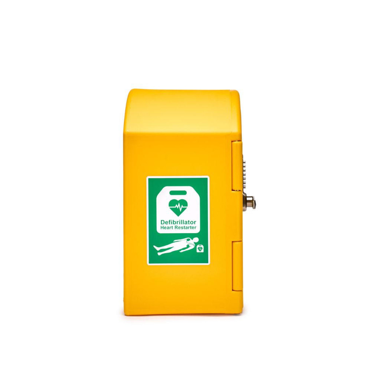 FAQ-CC0035 Outdoor External Defibrillator Cabinet Heated UNLOCKED Fits All AED Units DefibCaddy   