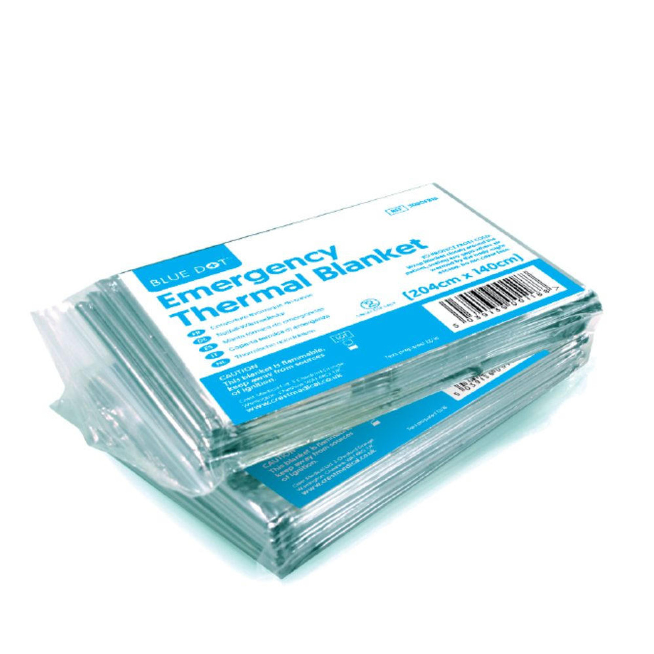 Bulk Buy Box of 200 Emergency Foil Blanket Standard Size 204x140cm Wholesale BD